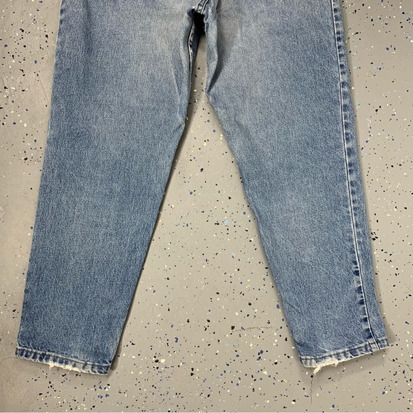 Vintage 80s Gitano Distressed Mom Jeans High Waist Tapered Leg 14 Petite 32"x29" - Picture 8 of 11